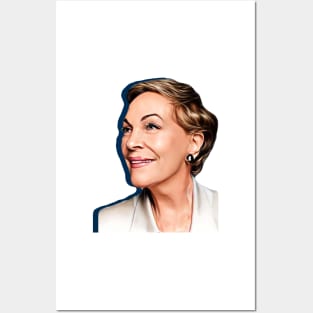 Julie Andrews Smiling Blue Posters and Art